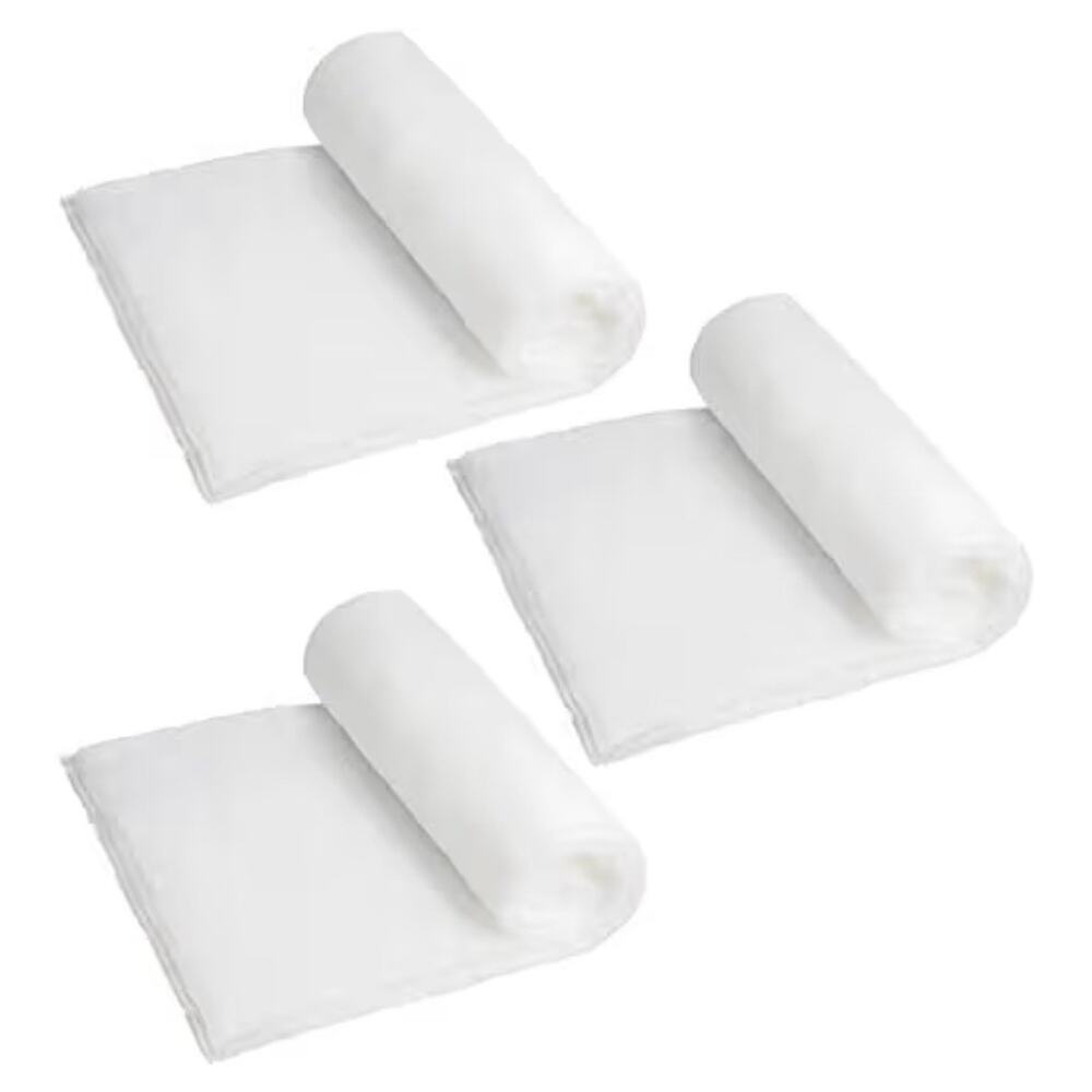 JOYIN Christmas Snow Blanket Roll Soft Thick (15In x 10Ft, 3 PCS) (C183)